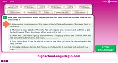 Vocabulary - Free Time Activities 4