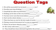 Question Tags 2