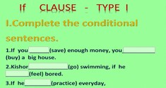 If Clause Type 1 (2)