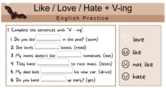 Like, Love and Hate +ing 3