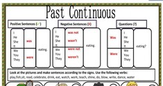 Past Continuous Tense