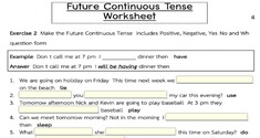 Future Continuous Tense 3
