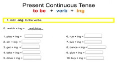 Present Contiuous Tense