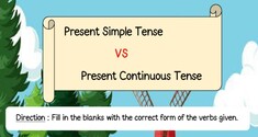 Simple Present Tense vs Present Continuous Tense