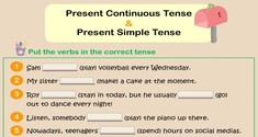 Simple Present Tense vs Present Continuous Tense 5