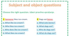 Subject & Object Questions