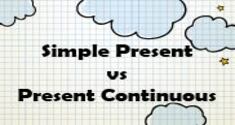 Simple Present vs Present Continuous