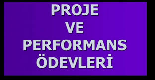 Proje ve Performans Ödevleri